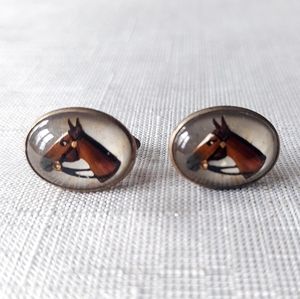 Art Deco Horse Cufflinks